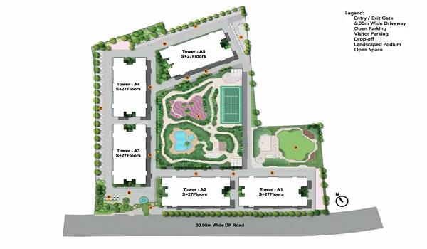 Kohinoor Riverdale Kharadi Master Plan